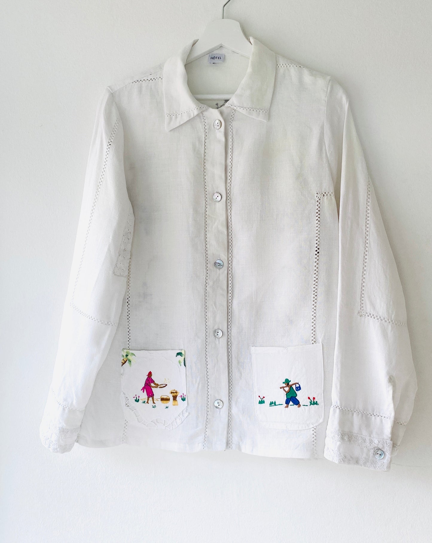 Petit pays hand embroidered jacket