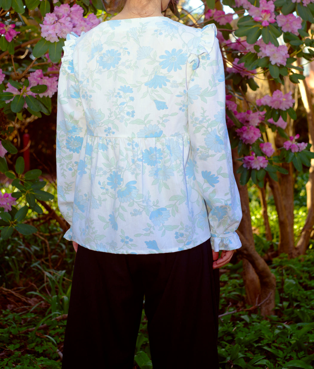 Belleville Parisian printed blouse